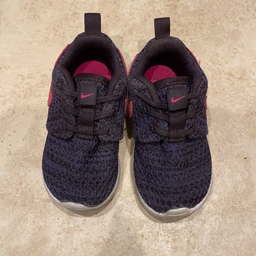 Nike Purple and Pink Shoes